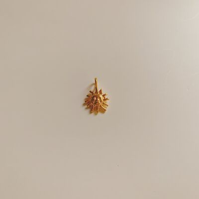 Soleil Sun Charm - Gold Vermeil