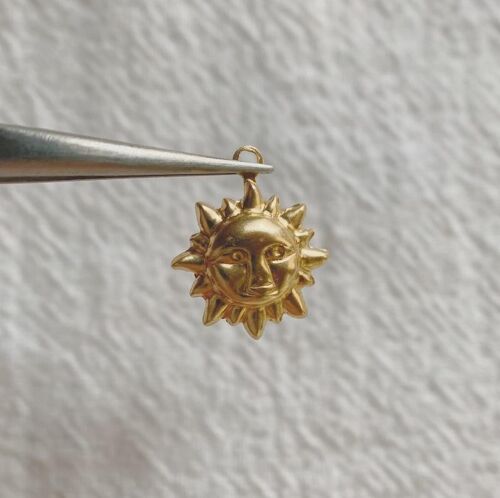 Soleil Sun Charm - 14K Gold-Filled