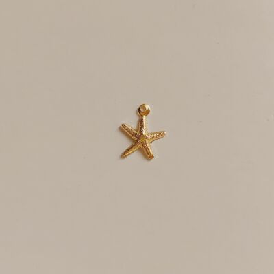 Encanto de estrella de mar (1PCS) - Lleno de oro de 14K