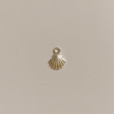 Muschel Charm (1PCS) - Sterling Silber