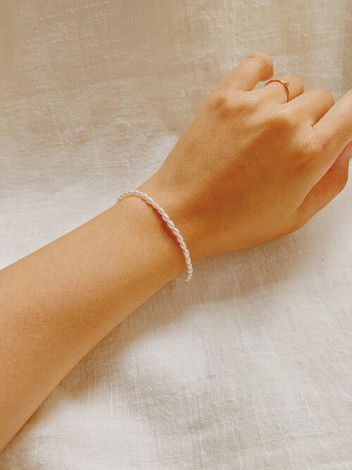 Kylie Pearl Bracelet (Sterling Silver) - 17cm