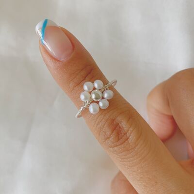 Daisy Ring - S - Sterling Silver