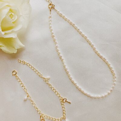 Kylie Pure Pearl Anklet - 20cm