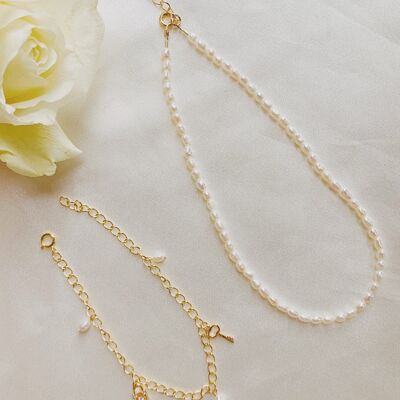 Kylie Pure Pearl Anklet - 22cm