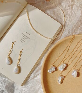 Collier de perles Sophia - Modifié - Gold-Filled 14K 6