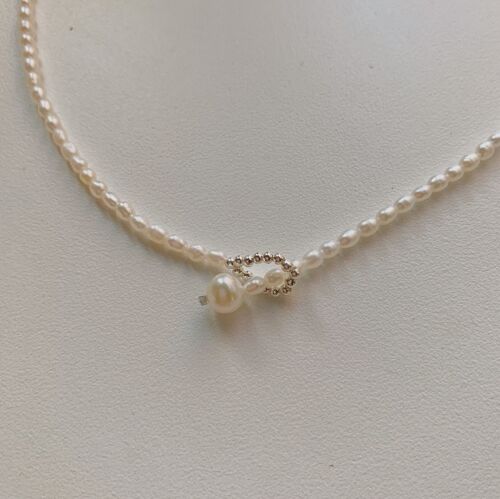 Sophia Pearl Necklace - Modified - Sterling Silver