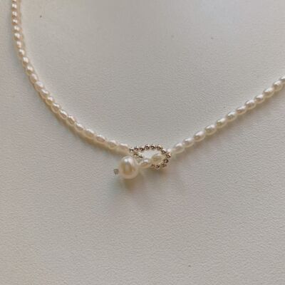 Collier de perles Sophia - Modifié - Argent sterling