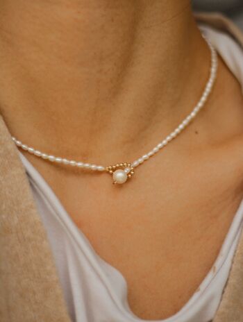 Collier de perles Sophia - Modifié - Argent sterling 3