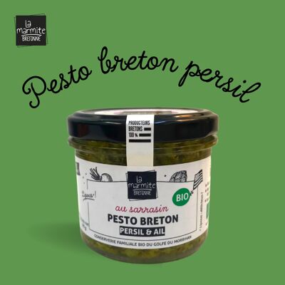 Bretonisches Bio-Petersilie-Knoblauch-Pesto