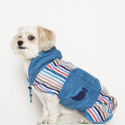 Peggy Hundebademantel Blau