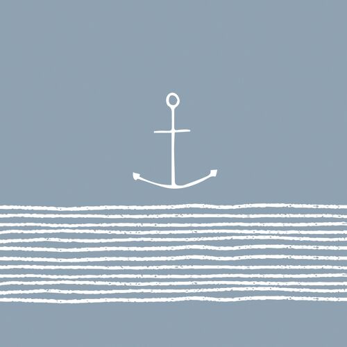 Pure Anchor blue Napkin 33x33