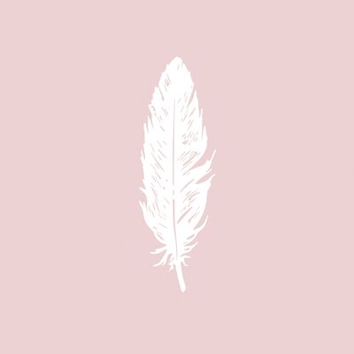Pure Feather rosé Napkin 33x33