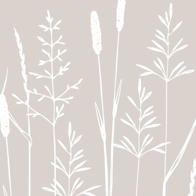 Pure Fields taupe Napkin 33x33