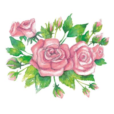 Tovagliolo Giardino di Rose 33x33