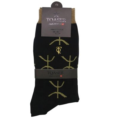 Amazigh black socks