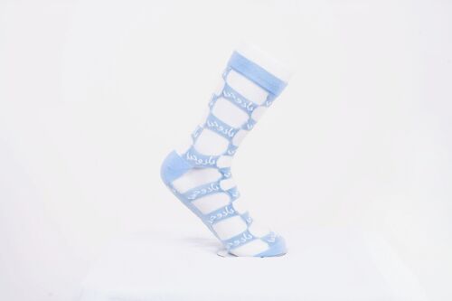 BG sheer socks babyblue