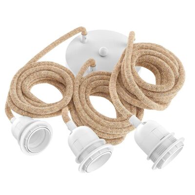 Lampade da soffitto - Bianco naturale - 3 attacchi