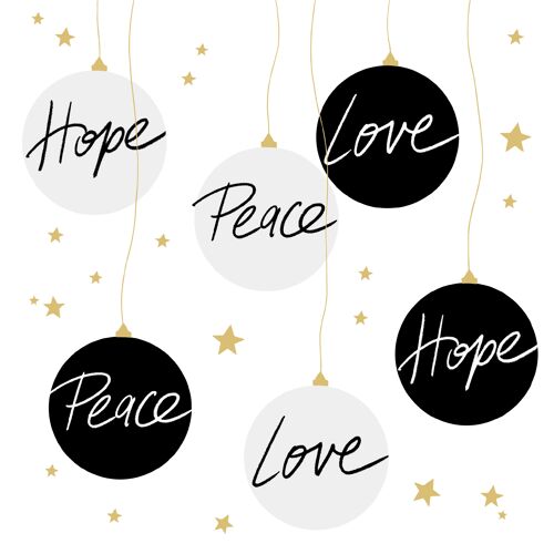 Hope & Peace Napkin 33x33