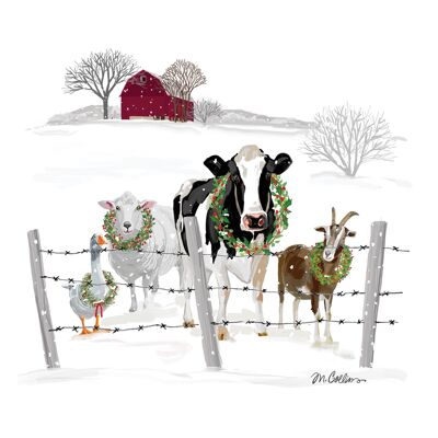 Servilleta Holiday Farm Friends 33x33