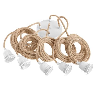 Lampade da soffitto - Bianco naturale - 5 attacchi