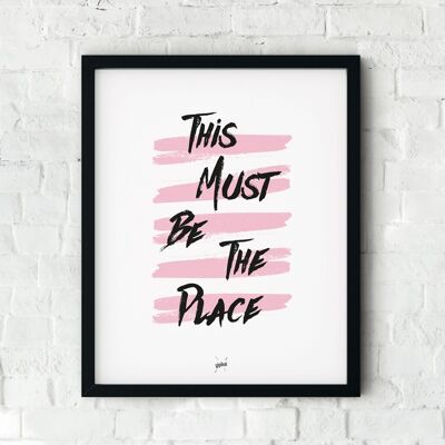 THIS MUST BE THE PLACE poster