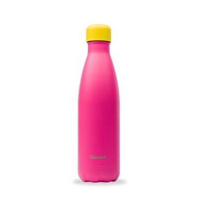 Bouteille isotherme COLORS Rose / Jaune 500ml
