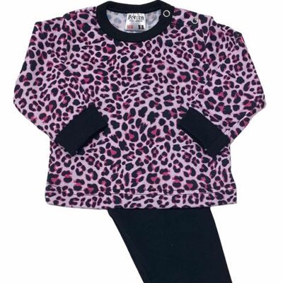 Beeren Baby-Pyjama Panther Pink/Schwarz