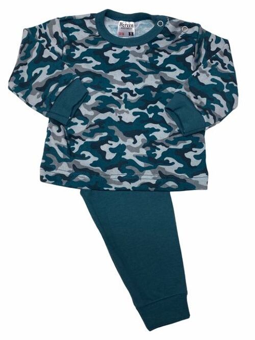 Beeren Baby Pajamas Camouflage/Petrol