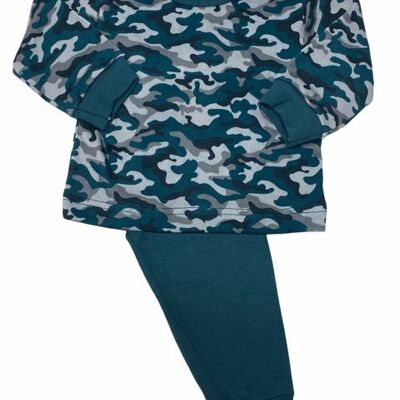 Beeren Baby Pajamas Camouflage/Petrol