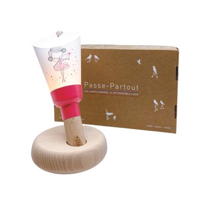 Nomad Lamp "Passe-Partout" Small Starry Fairy - Pink