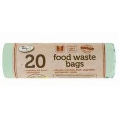 Bolsas para desechos de alimentos biodegradables y compostables