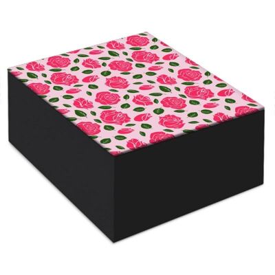 Rose patterned lid Jewellery box