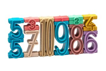 Numéros de pile (34 pièces) - RE-Wood® Montessori Colors 1