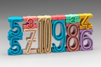Numéros de pile (34 pièces) - RE-Wood® Montessori Colors 2
