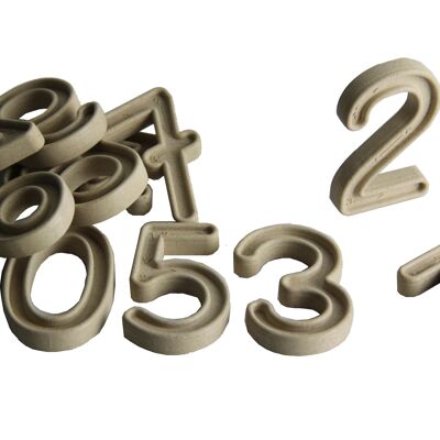 Ziffern (11 Stück) | Zahlen Nachspuren Kennenlernen & begreifen Mathe lernen rechnen