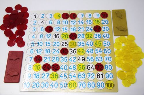 Mathespiel kleines Einmaleins | 2 Spieler 1x1 Lernspiel spielerisch Mathe