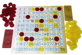 table de multiplication de jeu de maths | 2 joueurs 1x1 jeu éducatif mathématiques ludiques 2