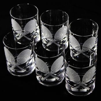 Verres à liqueur avec gravure tennis 6 pcs 60 ml 3