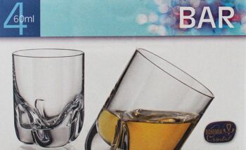 Verres à liqueur Bar TRIO 4 pcs 60 ml 2