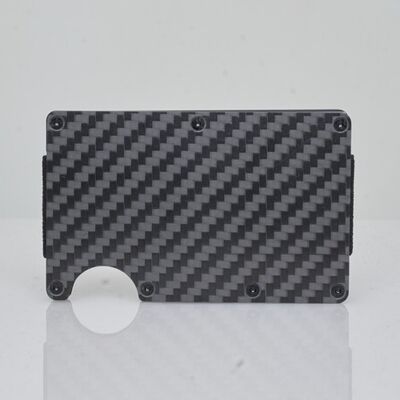Portafoglio Utopia - Tessuto in carbonio - Design minimalista RFID