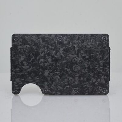 Cartera Utopia - Carbón forjado - Diseño minimalista RFID
