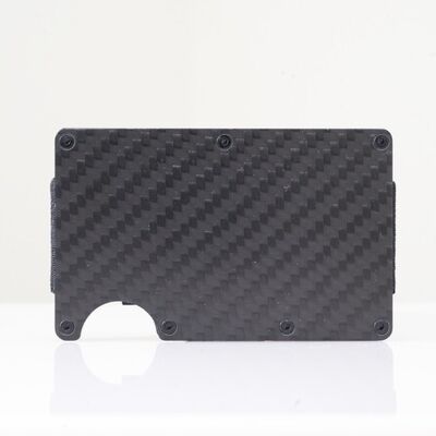 Utopia Wallet - Carbon Weave - RFID Minimalist Design I