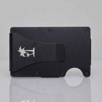 Portefeuille Utopia - Noir Mat - Aluminium - Design Minimaliste RFID 2