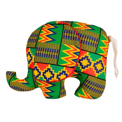 Daisha | African print soft elephant toy