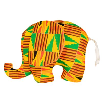 Gamba | African print soft elephant toy