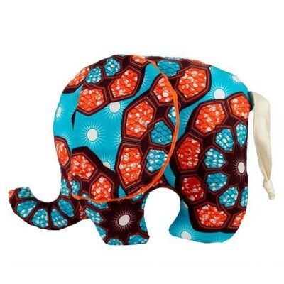 Imani | African print soft elephant toy