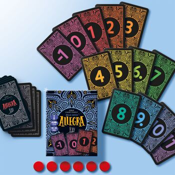ALLEGRA - Le jeu de défausse de cartes joyeux mais délicat pour toute la famille à partir de 8 ans 7