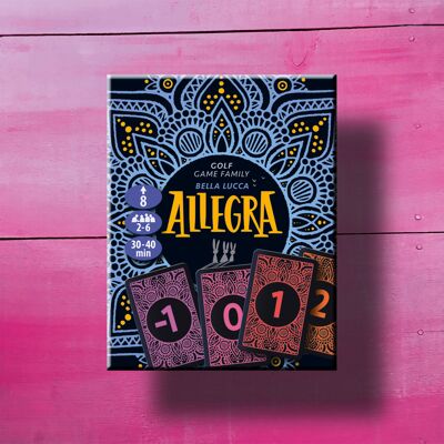 ALLEGRA - Le jeu de défausse de cartes joyeux mais délicat pour toute la famille à partir de 8 ans