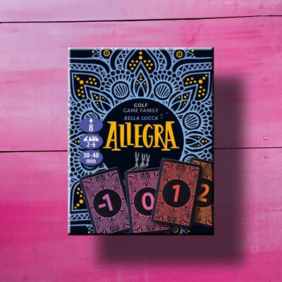 ALLEGRA - El alegre pero complicado juego de descarte de cartas a partir de 8 años, para toda la familia