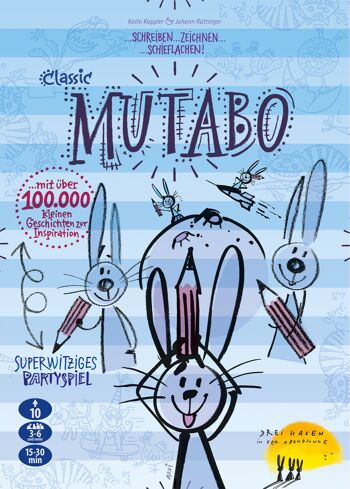 Mutabo Classic - jeu de société créatif et amusant à partir de 10 ans, jeu d'écriture et de dessin 2